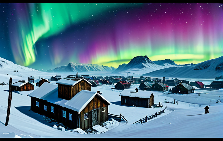 Enhanced Visuals & Environment**
"A panoramic view of a snow-covered settlement in Whiteout Survival, enhanced graphics, showing detailed textures of snow and ice, vibrant aurora borealis in the night sky, fully clothed survivors visible in the settlement, modest clothing, safe for work, appropriate content, perfect anatomy, natural proportions, professional digital art."
**