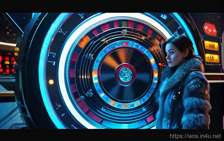 화이트 아웃 서바이벌 인공지능 활용 팁 - **"Molly's Strategic Choice at the Lucky Roulette"**
A dynamic, full-body shot of a determined f...